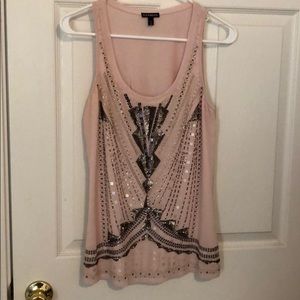 Express sparkly tank top